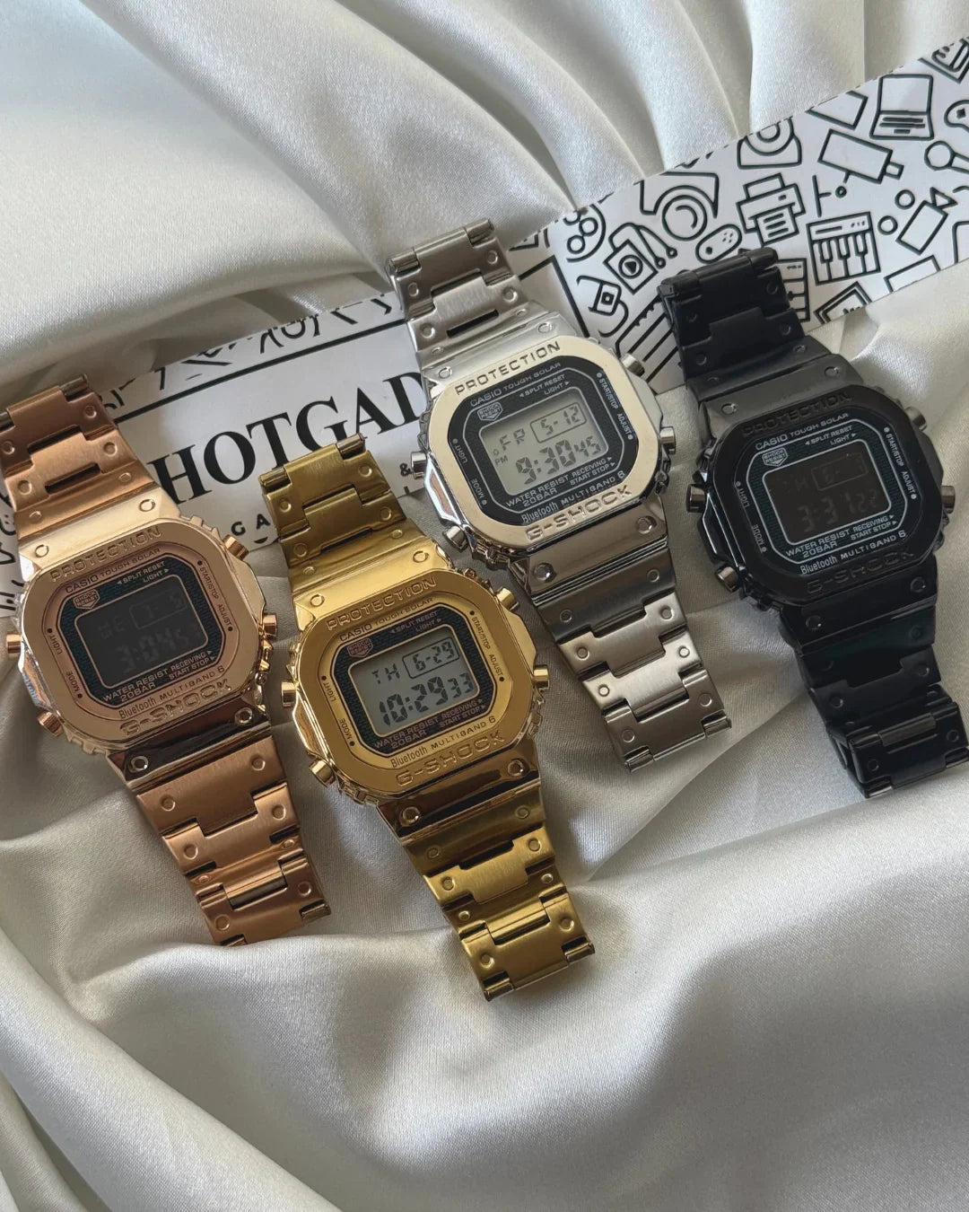 G-shock Stainless gold watch