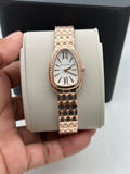 Bvlgari Serpenti Seduttori Diamond Rosegold White Dial