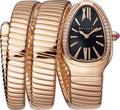 Bvlgari Serpenti Tubogas Rosegold Black Dial