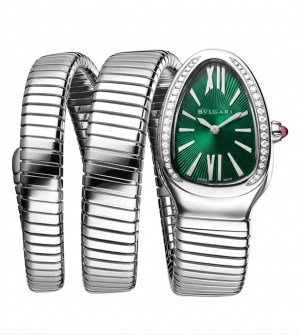 Bvlgari Serpenti Tubogas Silver Green