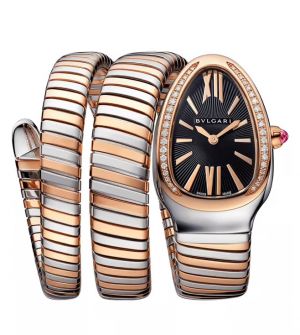 Bvlgari Serpenti Tubogas Rosegold TwoTone Black