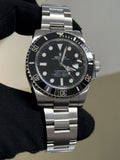 Rolex Submariner Silver Black Metal Watch