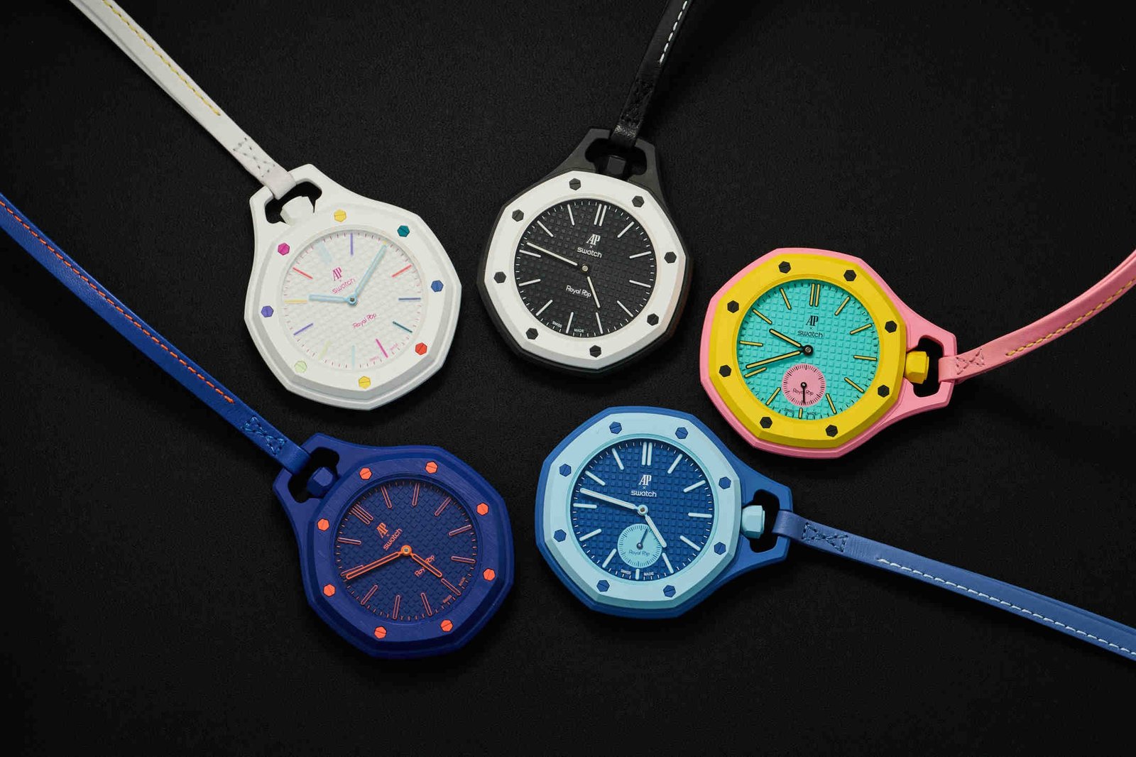 AP × Swatch Royal Pop  “Làn Ba” Light Blue / Turquoise 🩵