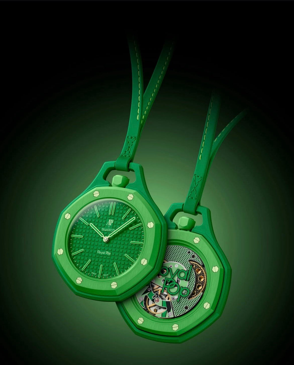 AP × Swatch Royal Pop “Green Eight” Green 💚