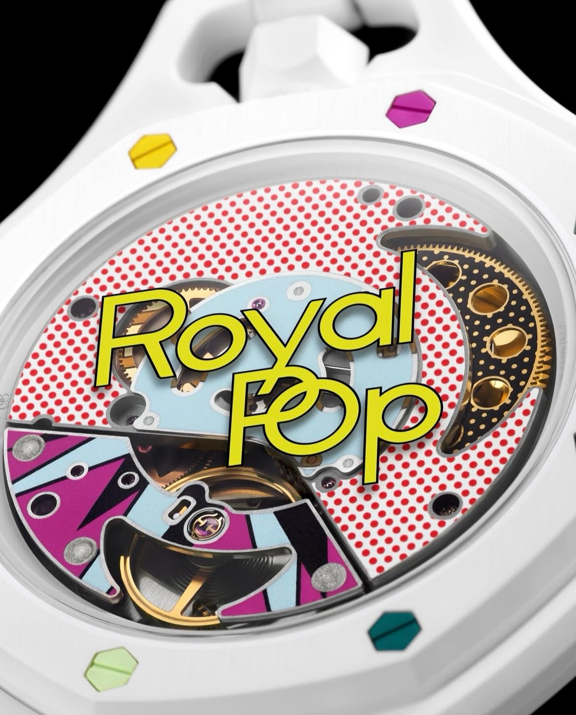 AP × Swatch Royal Pop “Huit Blanc” White 🤍