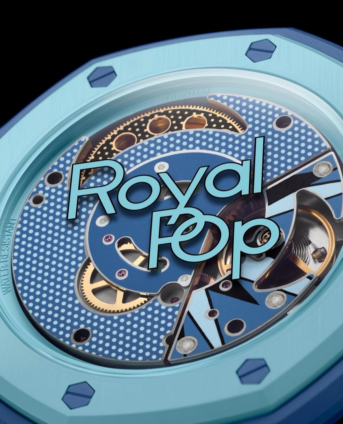 AP × Swatch Royal Pop  “Làn Ba” Light Blue / Turquoise 🩵