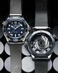 Omega Seamaster 007 Diver 300M  Silver Black Dial Metal watch
